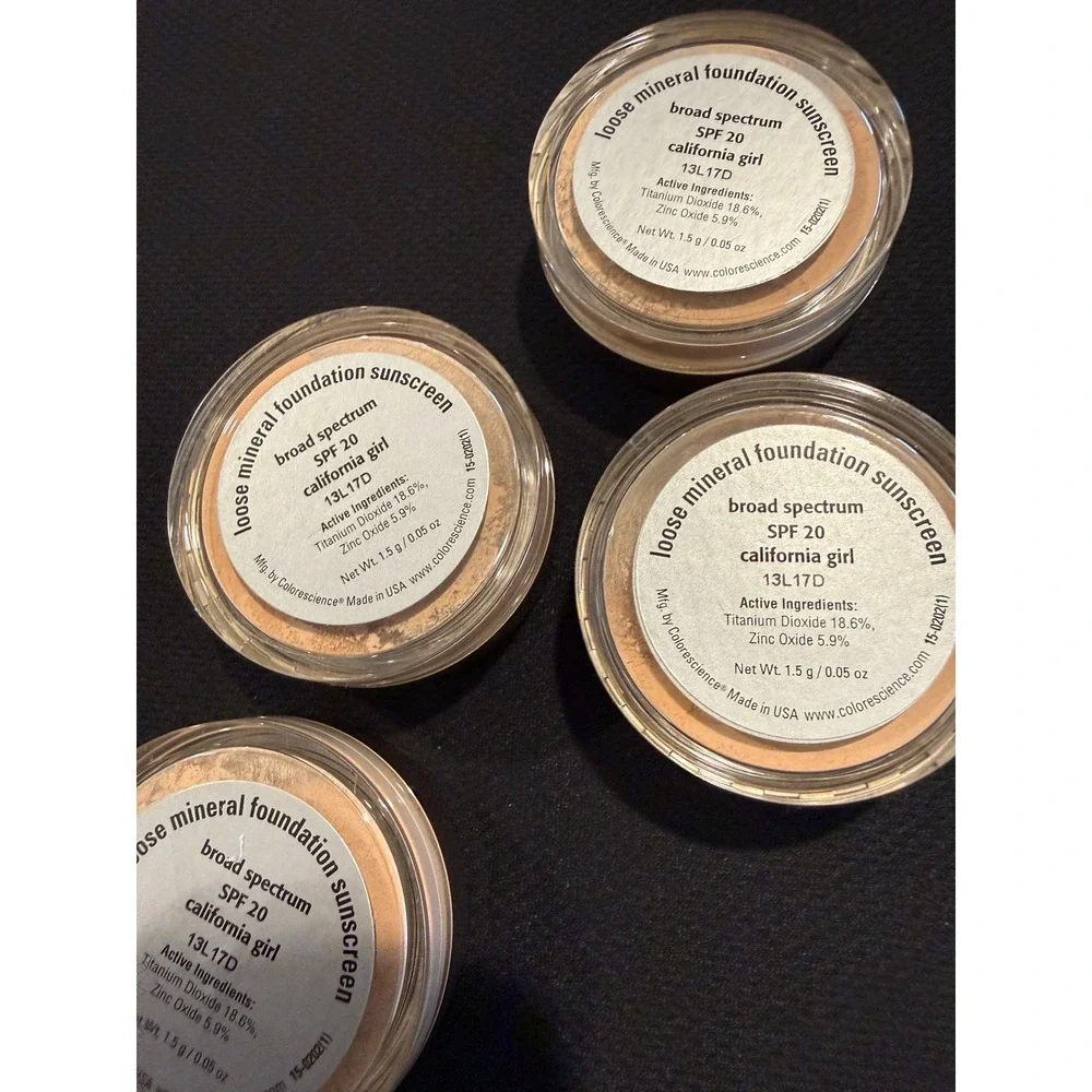 4 Colorescience Loose‎ Mineral Foundation Sunscreen SPF 20 California Girl 1.5g